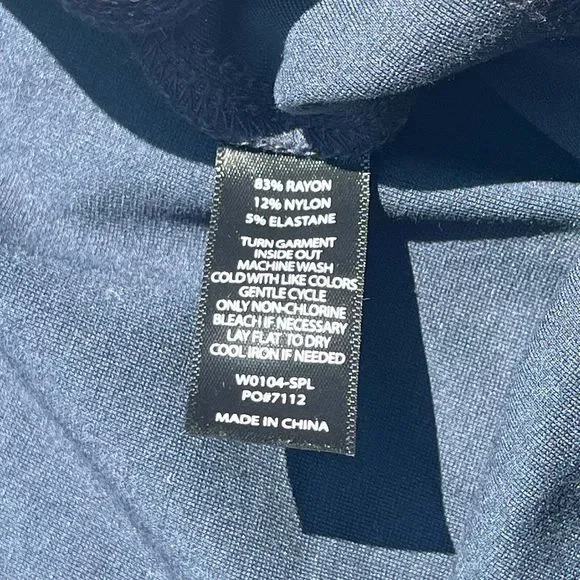 Outdoor Voices 7/8 Tri-Tone Mid Rise Leggings XS Blue Springs - Picture 5 of 8